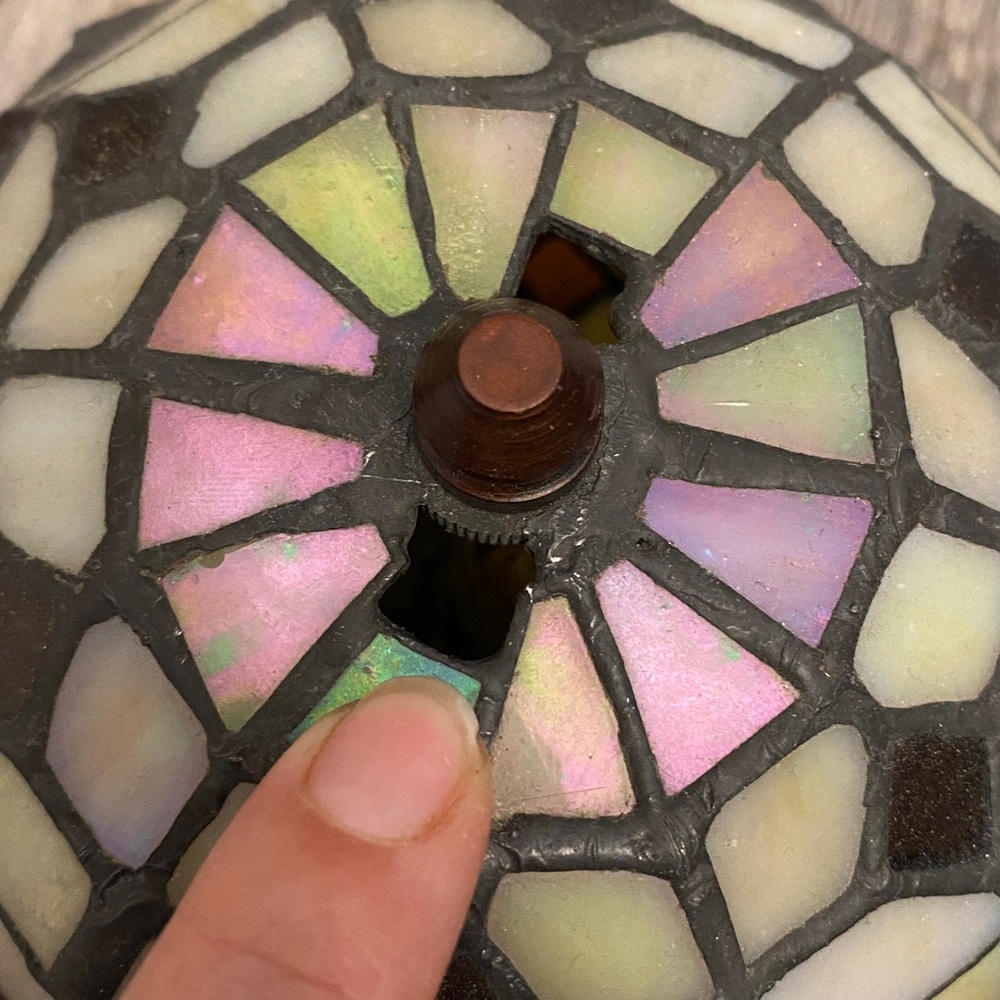 River of Goods English Garden Teapot Multi color TIFFANY Stained Glass - Picture 5 of 15